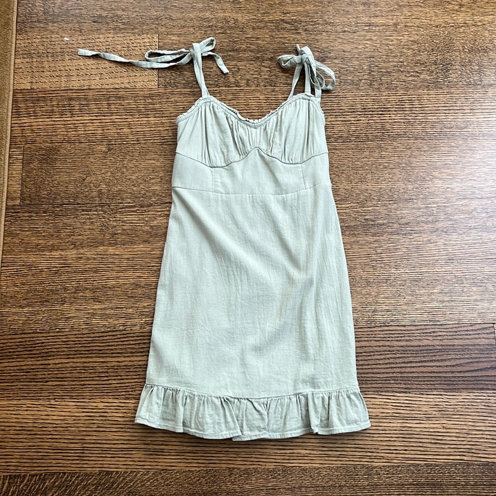 hollister mint green mini dress